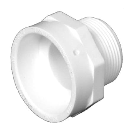 Charlotte Pipe And Foundry 3 DWV MPT Adapter PVC 00109 1400HA